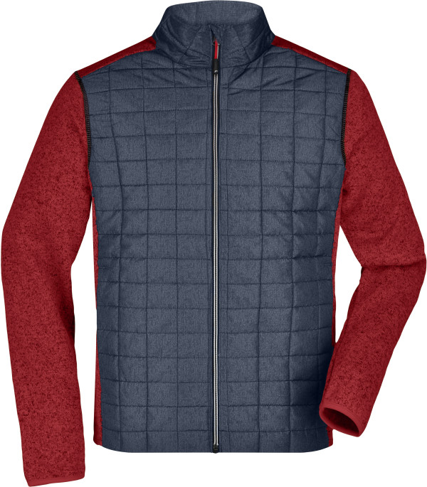 Men's Knitted Hybrid Jacket