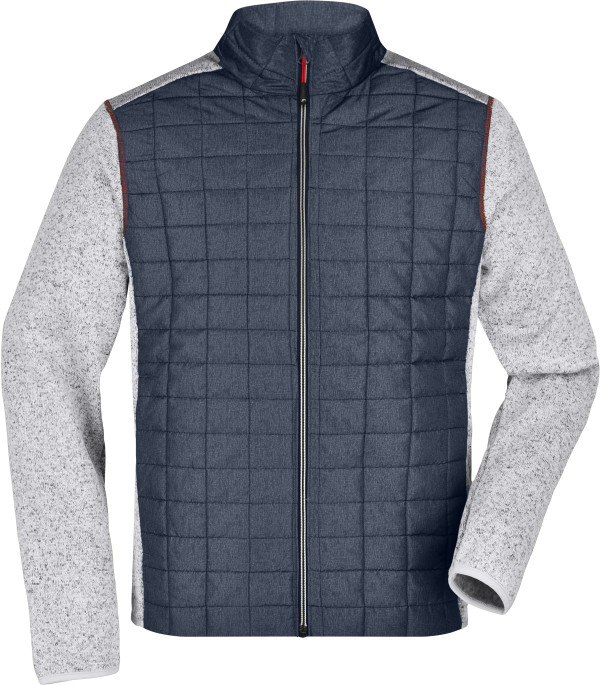 Men's Knitted Hybrid Jacket