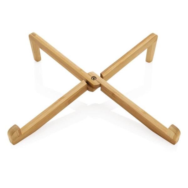 Bamboo portable laptop stand