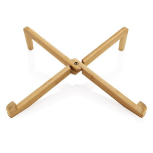 Bamboo portable laptop stand - Reklamnepredmety