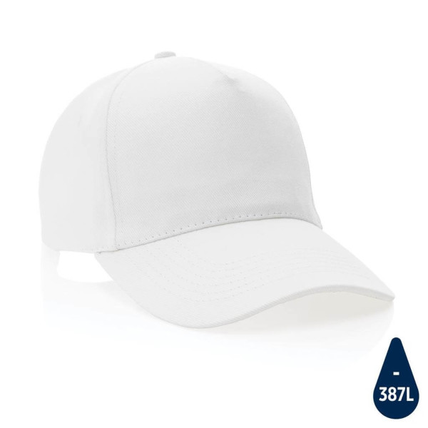 Impact 5panel 280gr Recycled cotton cap with AWARE™ tracer,