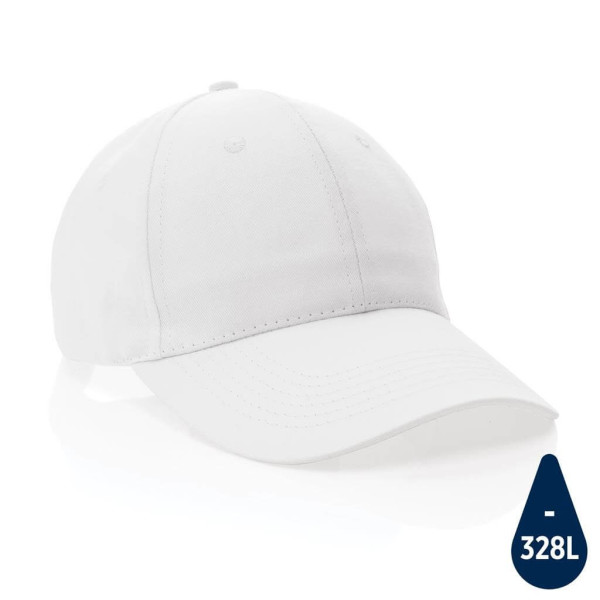 Impact 6 panel 190gr Recycled cotton cap with AWARE™ tracer,