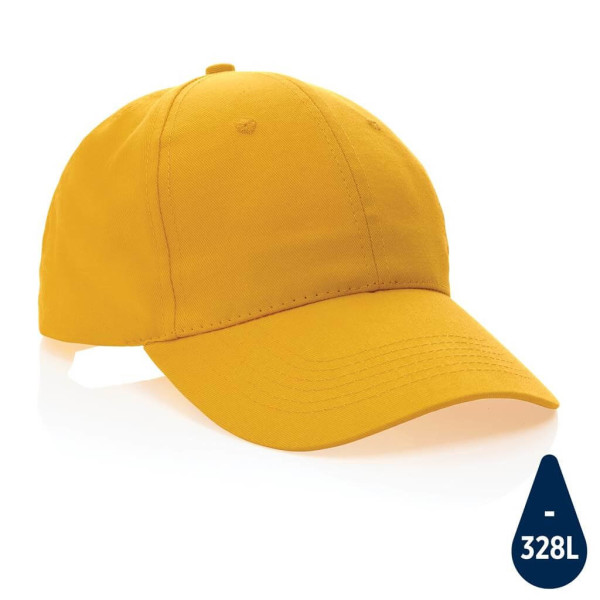 Impact 6 panel 190gr Recycled cotton cap with AWARE™ tracer,