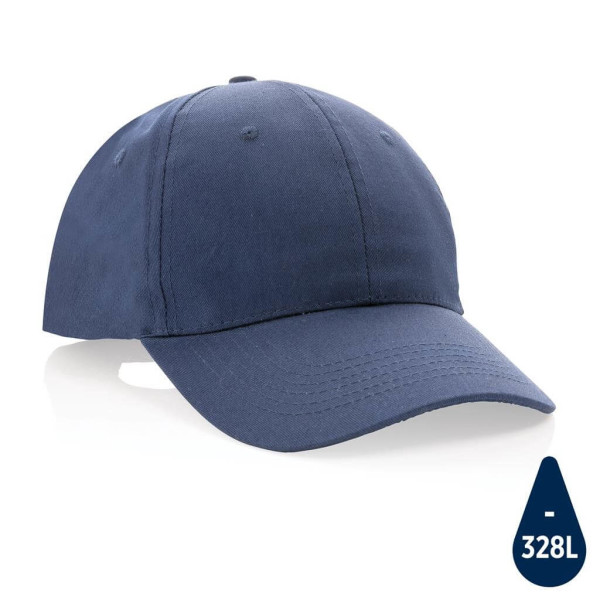 Impact 6 panel 190gr Recycled cotton cap with AWARE™ tracer,