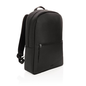 Swiss Peak deluxe vegan leather laptop backpack PVC free - Reklamnepredmety