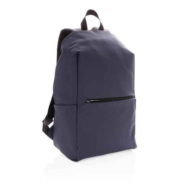 Smooth PU 15.6"laptop backpack