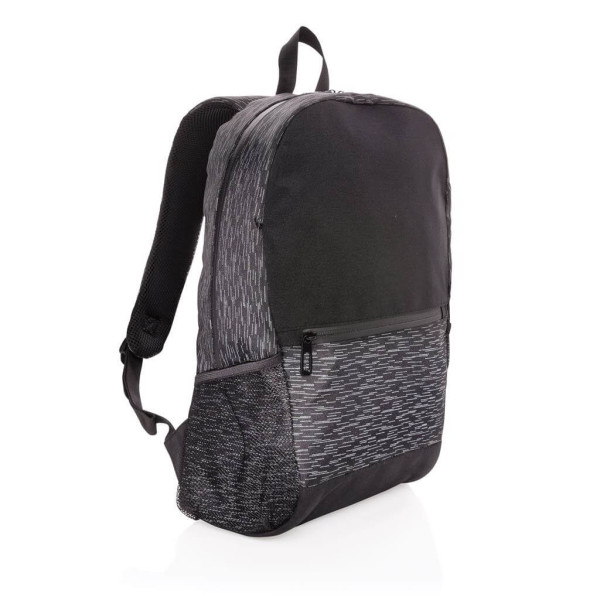 AWARE™ RPET Reflective laptop backpack