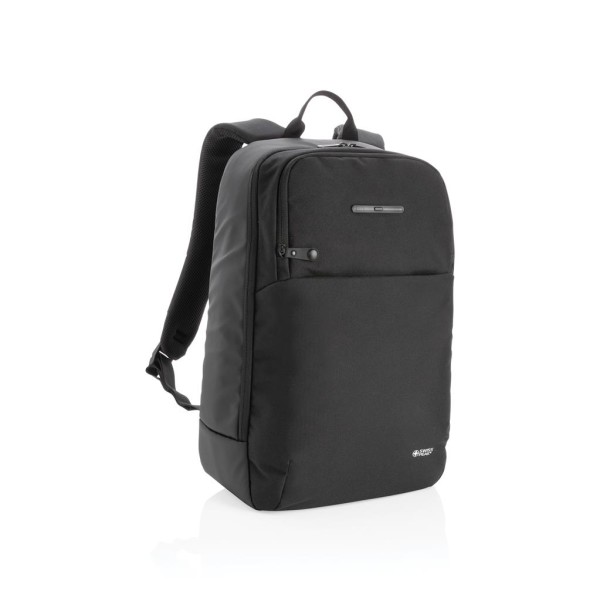 Swiss Peak laptop backpack with UV-C sterilizer pocket