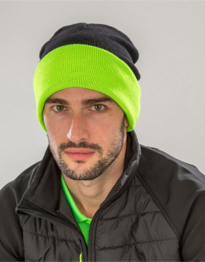 Recyklovaná čiapka Black Compass Beanie - Reklamnepredmety