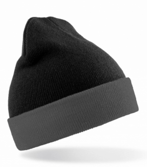 Recyklovaná čiapka Black Compass Beanie - Reklamnepredmety