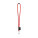 SET Lanyard TUBE Long (Ø 7 mm) s karabínou v tvare D 55 mm a bezpečnostnou sponou Ø 7 mm - 75089-302 - variant 