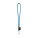 SET Lanyard TUBE Long (Ø 7 mm) s karabínou v tvare D 55 mm a bezpečnostnou sponou Ø 7 mm - 75089-303 - variant 