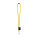 SET Lanyard TUBE Long (Ø 7 mm) s karabínou v tvare D 55 mm a bezpečnostnou sponou Ø 7 mm - 75089-310 - variant 