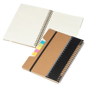 A5 Notebook with Ruler and sticky notes - Reklamnepredmety