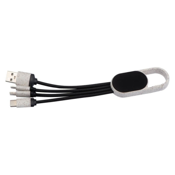 3 in 1 Wheatstraw Charging Cable