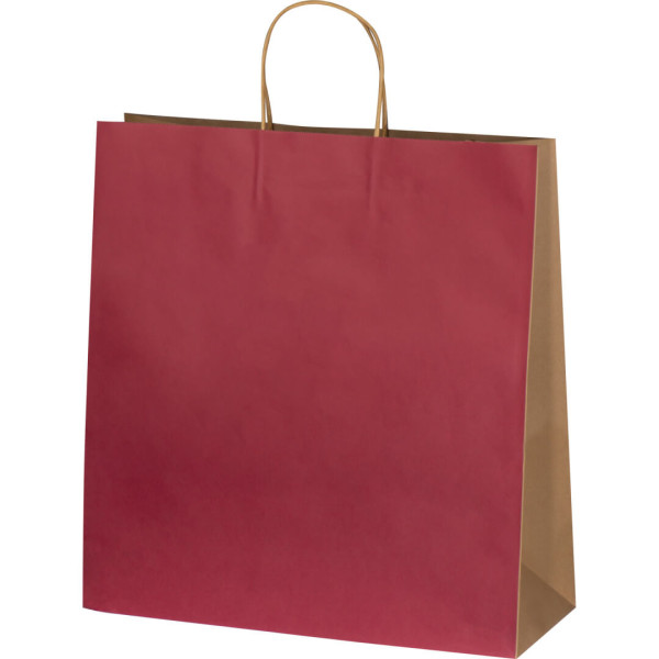 Big recycled paperbag with 2 handles