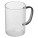 Glass Mug with colored Handle - 8234003-1 - variant