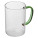 Glass Mug with colored Handle - 8234009-1 - variant