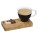 Bamboo Tray with Spoon and Glass Mug - 8235913-2 - variant