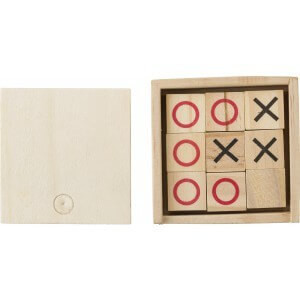 Wooden Tic Tac Toe game - Reklamnepredmety