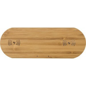 Bamboo wireless charger - Reklamnepredmety