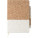 Cork and linen notebook andwheatstraw ballpen - parafa-jegyzetfuzet-golyostollal--9312-11--300 - variant Gi 9312-11