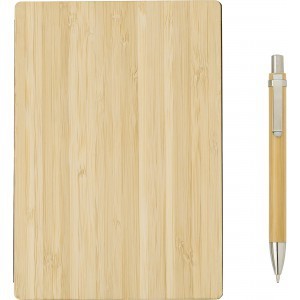 Bamboo cover notebook - Reklamnepredmety