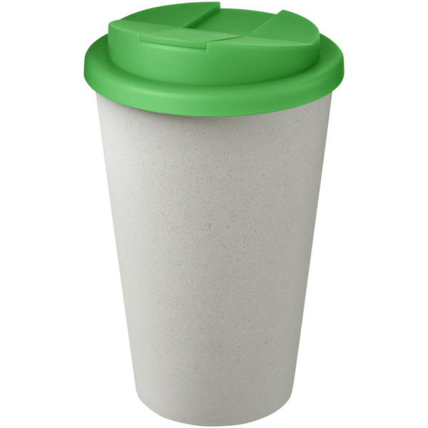 Americano® Eco 350 ml recycled tumbler with spill-proof lid