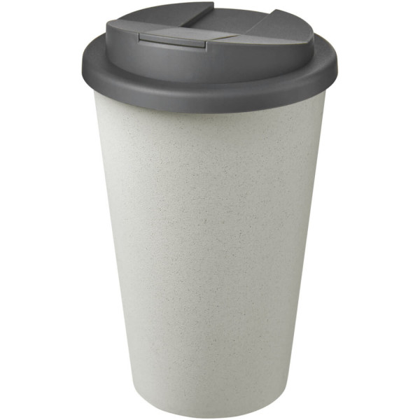 Americano® Eco 350 ml recycled tumbler with spill-proof lid