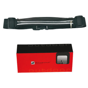 Elastic waterproof belt with elasticated pocket and buckle SCHWARZWOLF RAVIK - Reklamnepredmety