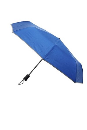 SCHWARZWOLF CRUX folding umbrella with reflective tape and carabiner - Reklamnepredmety