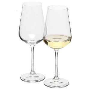 Set of 2 white wine glasses VS MORETON 2 - Reklamnepredmety
