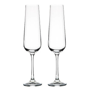 Two champagne glasses, Czech glass VS WANGI - Reklamnepredmety