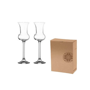 VS HAMEDAM 2 grappa Set of 2 glasses for grappa or rum - Reklamnepredmety