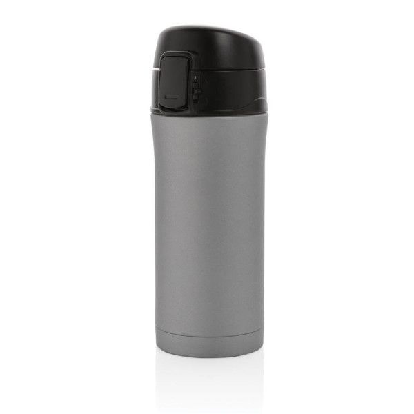Metallic easy lock vacuum mug
