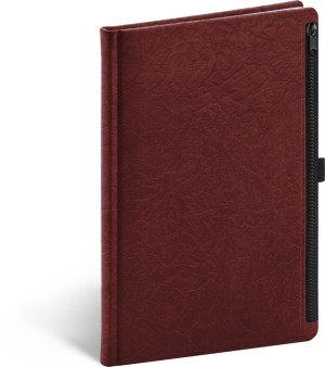 Notes Hardy, červený, linajkovaný, 13 × 21 cm - Reklamnepredmety