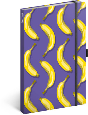 Notes Banány, linajkovaný, 13 × 21 cm - Reklamnepredmety