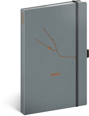 NOTIQUE Notes Zverokruh Býk, linajkovaný, 13 x 21 cm - Reklamnepredmety