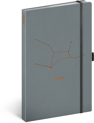 NOTIQUE Notes Zverokruh Panna, linajkovaný, 13 x 21 cm - Reklamnepredmety