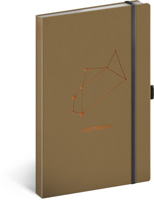 NOTIQUE Notes Zverokruh Strelec, linajkovaný, 13 x 21 cm - Reklamnepredmety