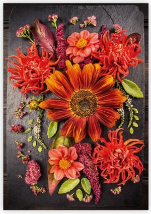 Wooden picture Flowers - Reklamnepredmety