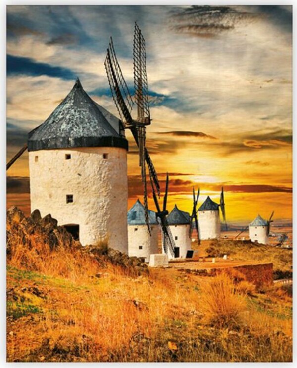 Wooden picture Mills