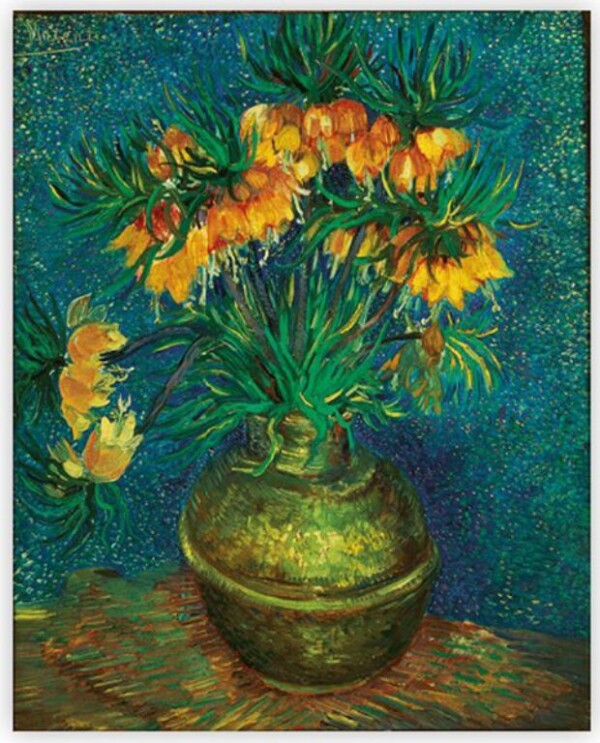 Wooden painting Vincent