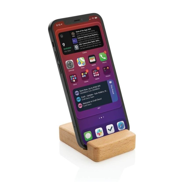 Bamboo phone stand