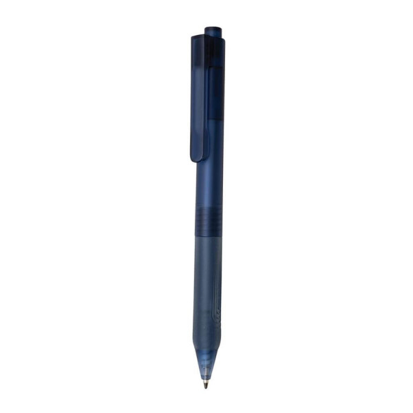 X9 frosted pen with silicon grip