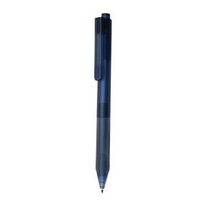 X9 frosted pen with silicon grip - Reklamnepredmety