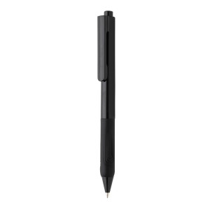 X9 solid pen with silicon grip - Reklamnepredmety