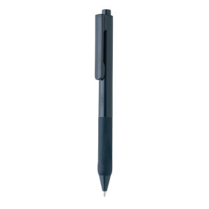 X9 solid pen with silicon grip - Reklamnepredmety