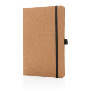 Cork hardcover notebook A5 - Reklamnepredmety