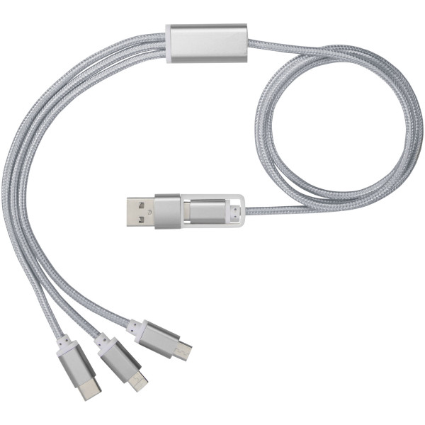 3in1 charging cable with double input Versatile